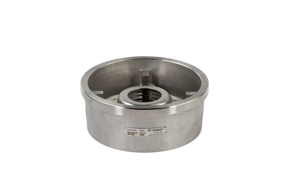 Ридан NVD-812R 082X8540R — Клапан обратный межфланцевый пружинный тарельчатый, PN40, DN150, AISI 316