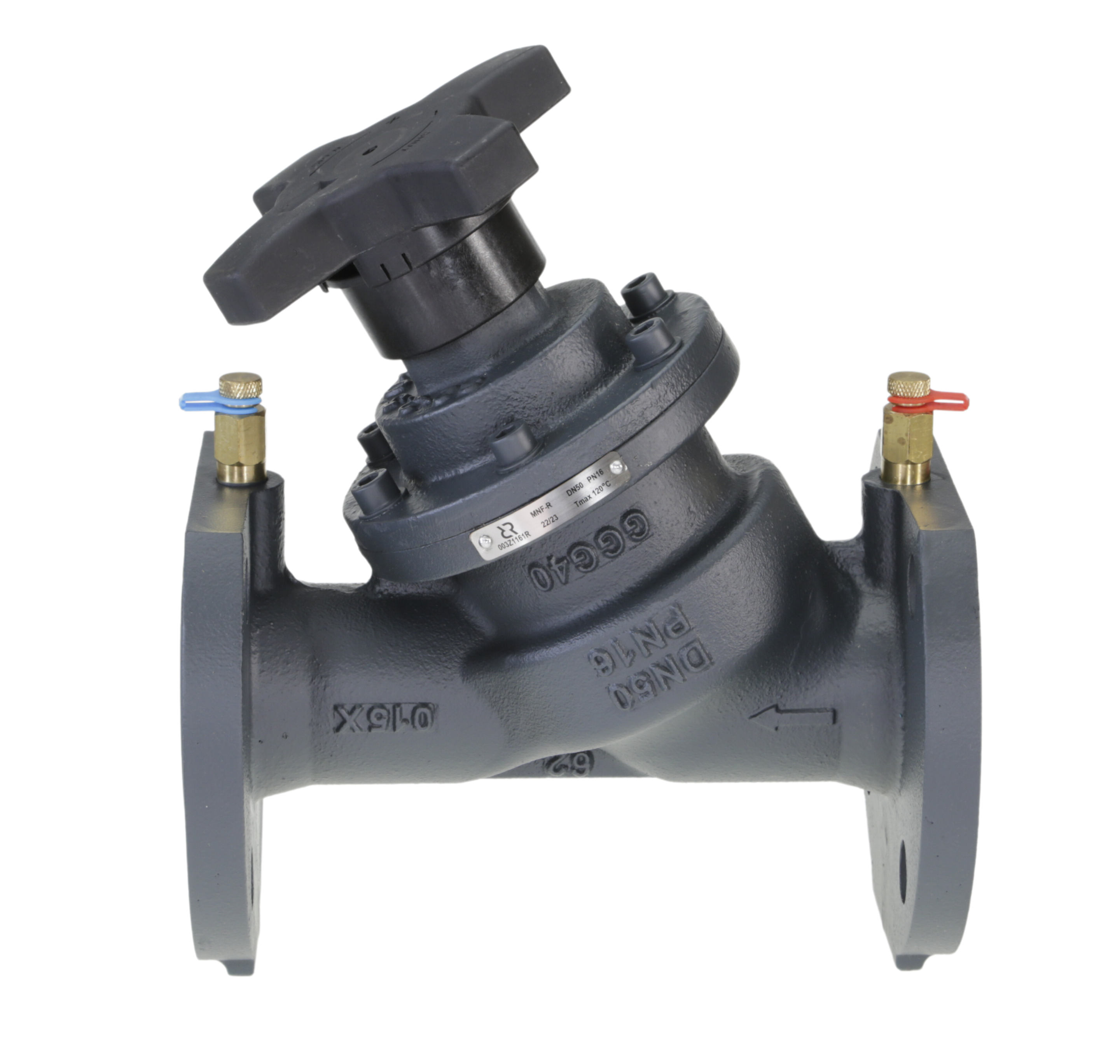 Ридан MNF-R 003Z1191R DN400 — Ручной балансировочный клапан, фланцевый, PN16, Tmax 120 °C