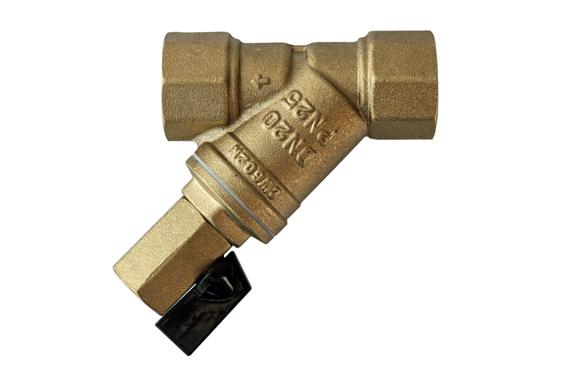 Ридан FVR-DR 065B8343R — Фильтр сетчатый со сливным краном DN25, PN25, Т от -20 °С...130 °С; материал корпуса латунь CW602N