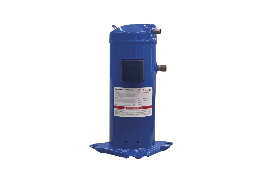 Ридан 141R8617 — Компрессор спиральный RCM38E4LB7CA, индивидуальная упаковка, хладагент R404A, номинальное напряжение 380-420 В / 3 фазы / 50 Гц &amp; 460 В /3 фазы / 60 Гц