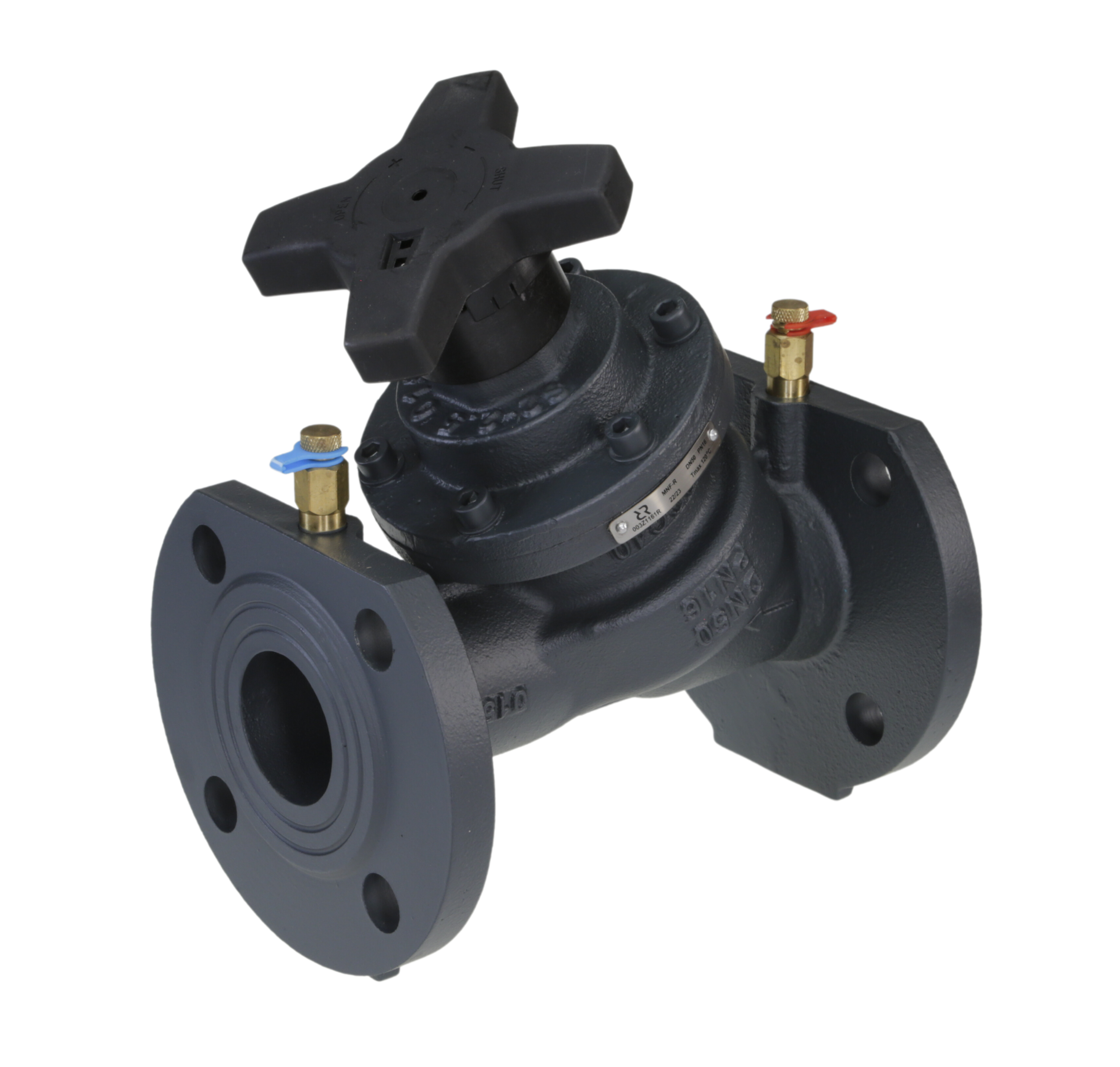 Ридан MNF-R 003Z1172R DN80 — Ручной балансировочный клапан, фланцевый, PN25, Tmax 150 °C