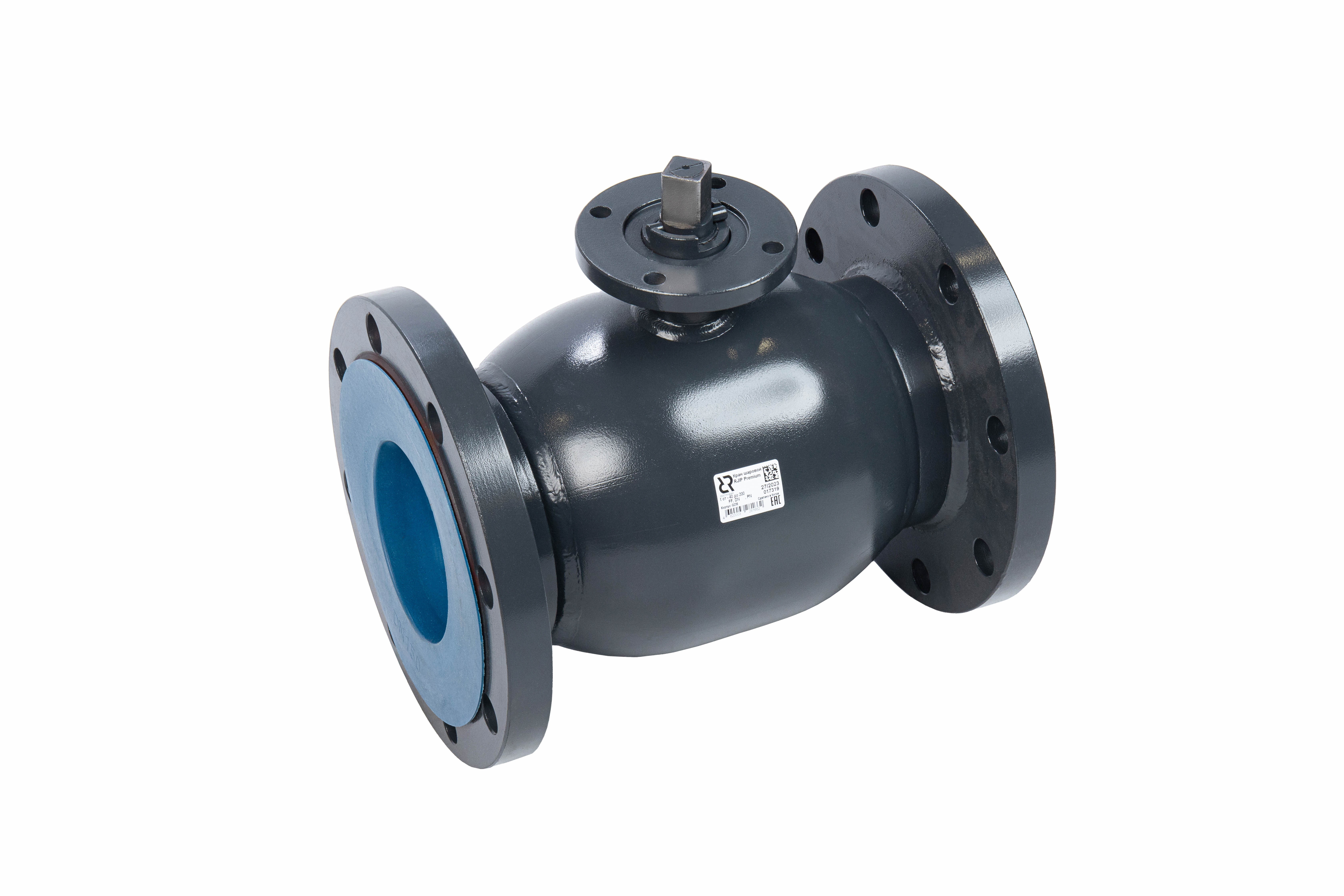 Ридан RJIP Premium 065N0247R — Кран шаровой FF DN125 PN16 GF (фланцевый, под привод, стандартный проход)