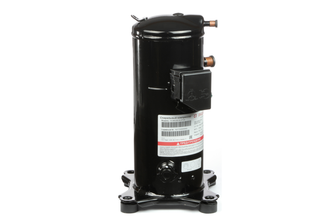 Ридан 121R1510 — Компрессор спиральный RCH061C4LB7HA, номинальное напряжение 380-420 В / 3 фазы / 50 Гц & 460 В /3 фазы / 60 Гц