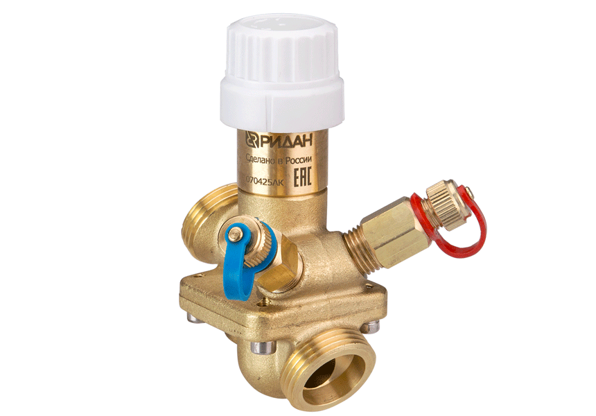 Ридан 003Z1811R3 — Автоматический балансировочный клапан AQT-R3 DN15 LF с ниппелями