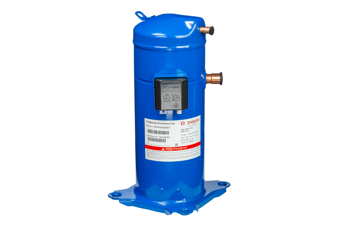 RCVH v2 — Спиральные компрессоры с частотным регулированием Ридан