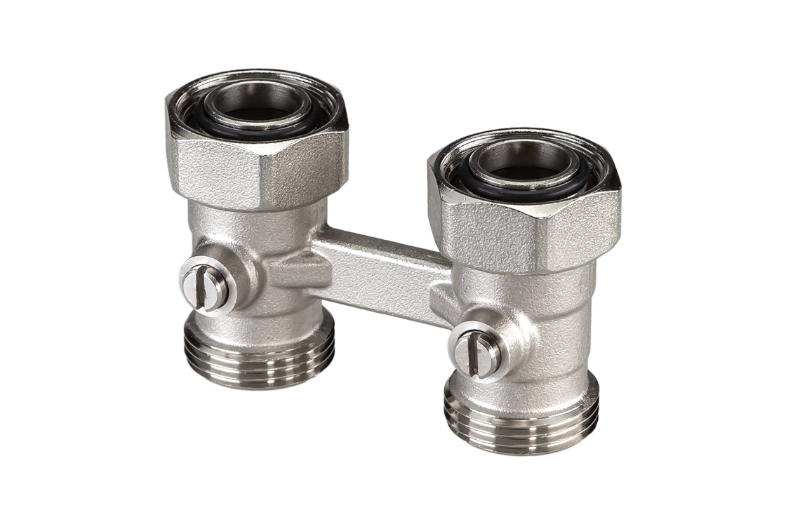 Ридан 003L0395R LV-KB — Клапан запорный для нижнего присоединения к радиатору, подключение 3/4x3/4, PN10, Tmax 120 °C, прямой