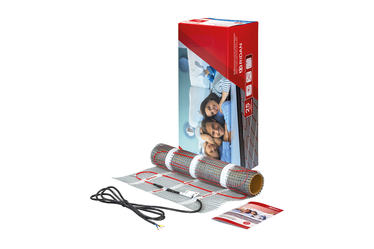 21RT0416R — Ridan TF-150 нагревательный мат 150 Вт, 230 В, 1 м²