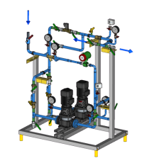 Ридан БТП-RS-ХХХ-R V4 - Стандартный узел подпитки